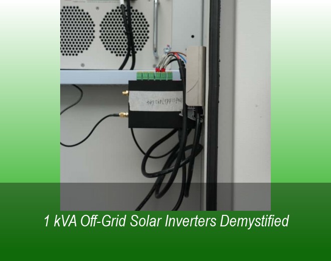 1 kVA Off-Grid Solar Inverters Demystified