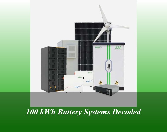 100 kWh Battery Systems Decoded