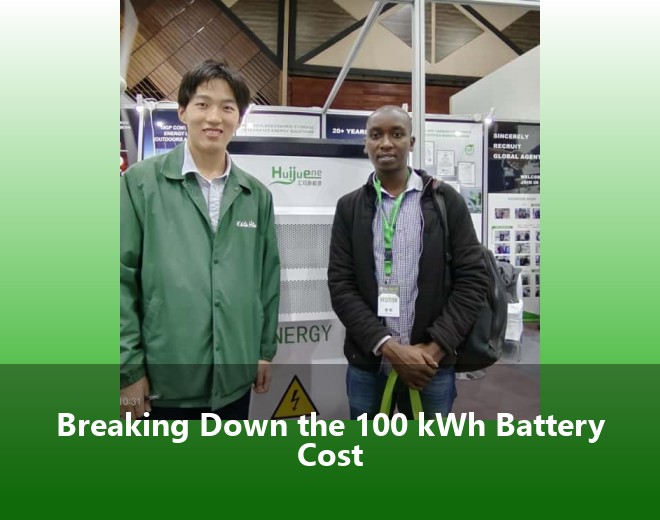 Breaking Down the 100 kWh Battery Cost