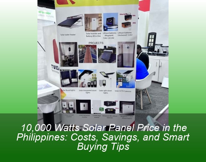 10,000 Watts Solar Panel Price in the Philippines: Costs, Savings, and Smart Buying Tips