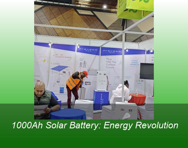 1000Ah Solar Battery: Energy Revolution