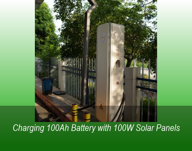 Charging 100Ah Battery with 100W Solar Panels