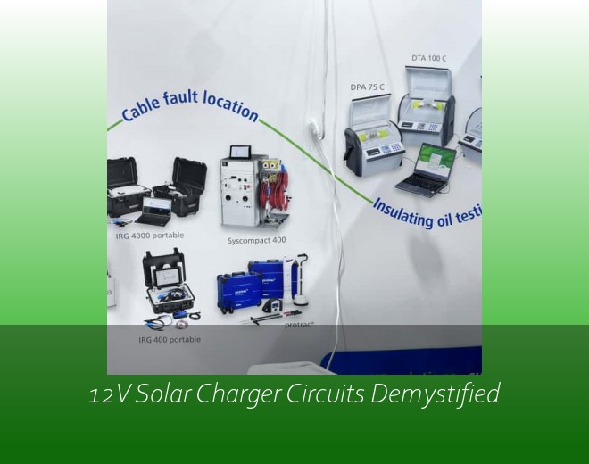 12V Solar Charger Circuits Demystified