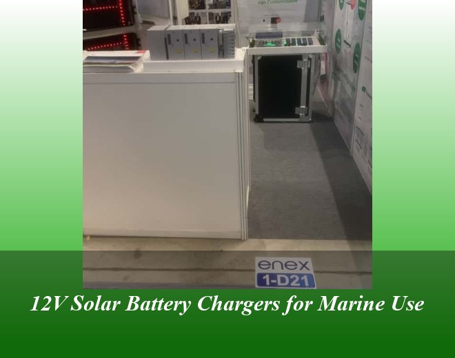 12V Solar Battery Chargers for Marine Use