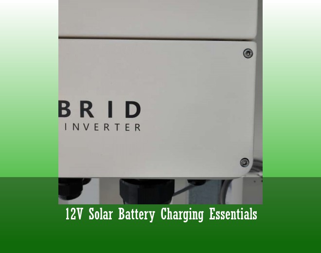 12V Solar Battery Charging Essentials