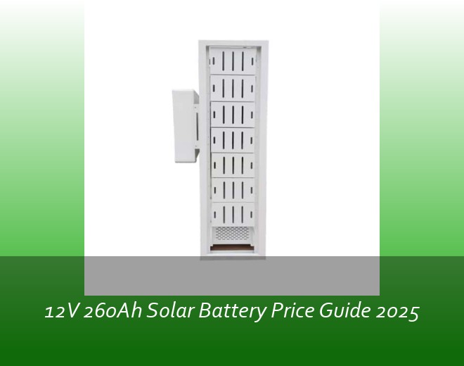 12V 260Ah Solar Battery Price Guide 2025
