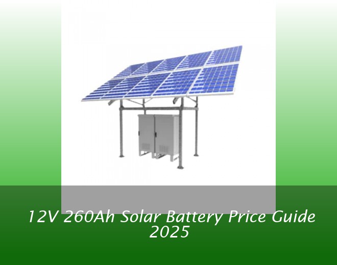 12V 260Ah Solar Battery Price Guide 2025