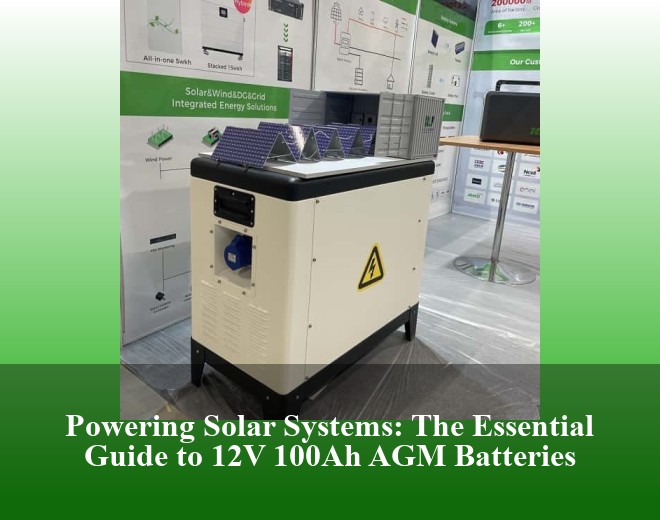Powering Solar Systems: The Essential Guide to 12V 100Ah AGM Batteries