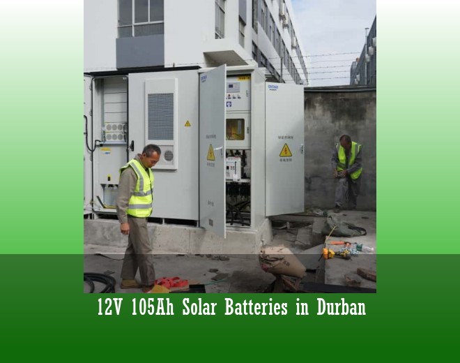 12V 105Ah Solar Batteries in Durban