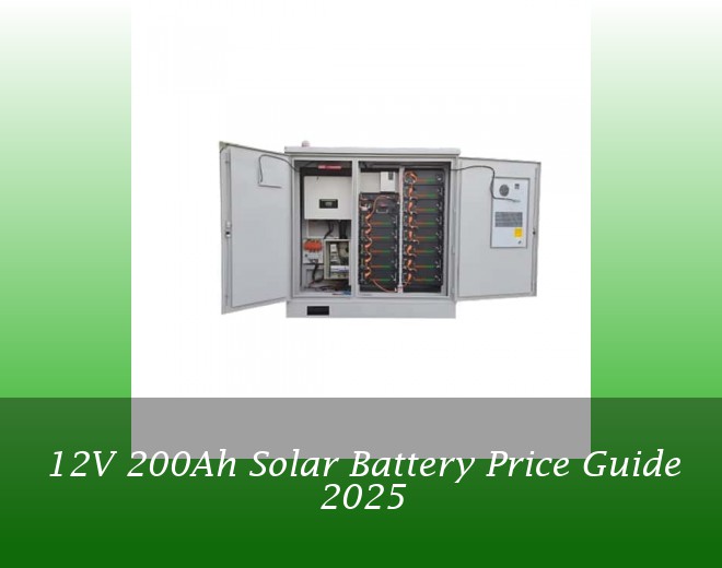 12V 200Ah Solar Battery Price Guide 2025