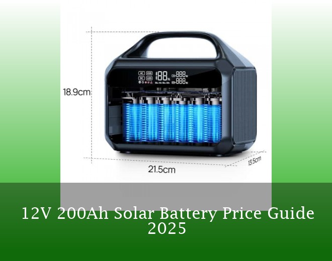 12V 200Ah Solar Battery Price Guide 2025