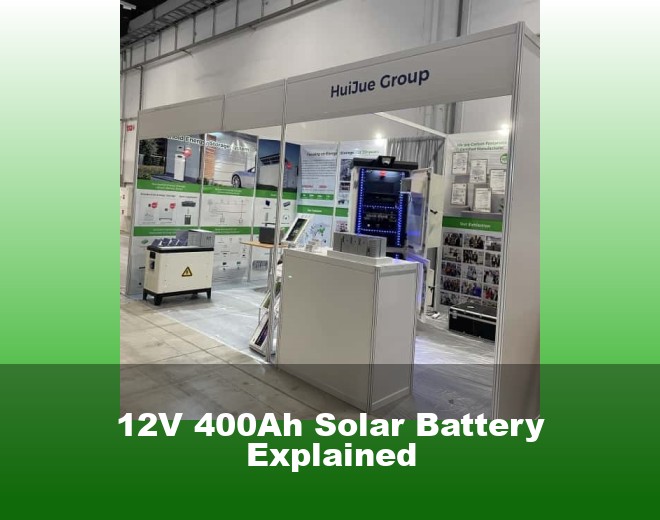 12V 400Ah Solar Battery Explained