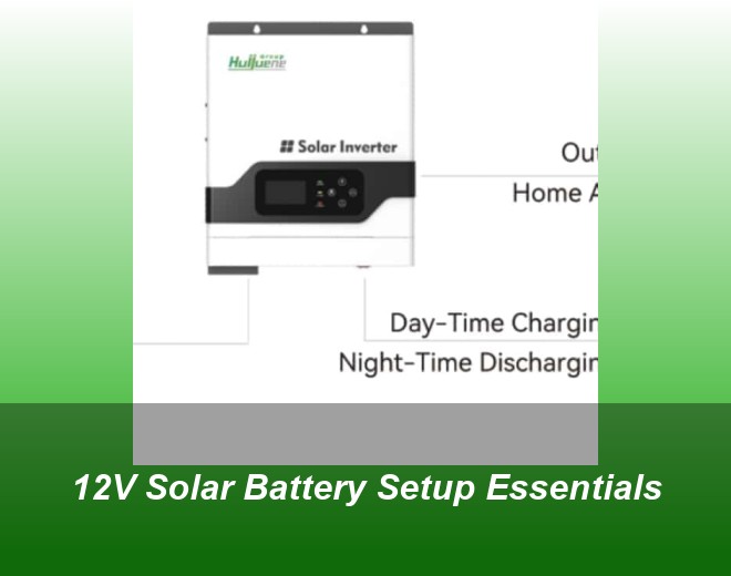12V Solar Battery Setup Essentials