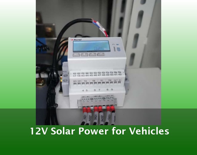 12V Solar Power for Vehicles