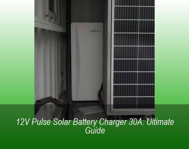 12V Pulse Solar Battery Charger 30A: Ultimate Guide