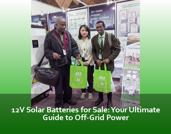 12V Solar Batteries for Sale: Your Ultimate Guide to Off-Grid Power