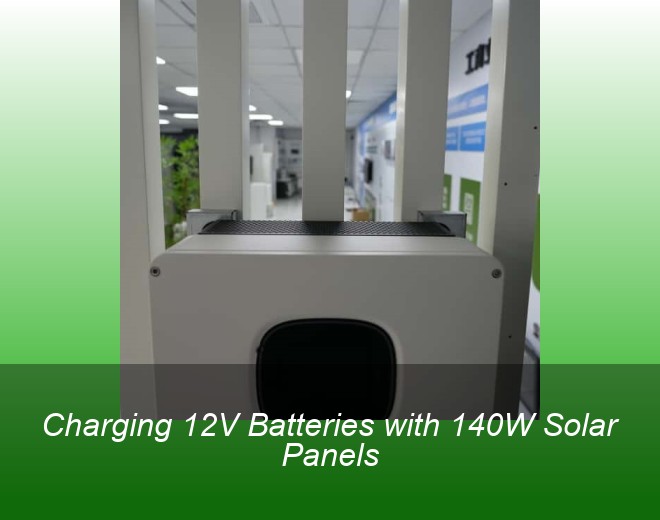 Charging 12V Batteries with 140W Solar Panels