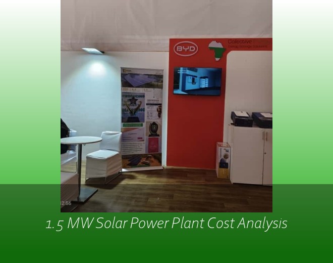 1.5 MW Solar Power Plant Cost Analysis