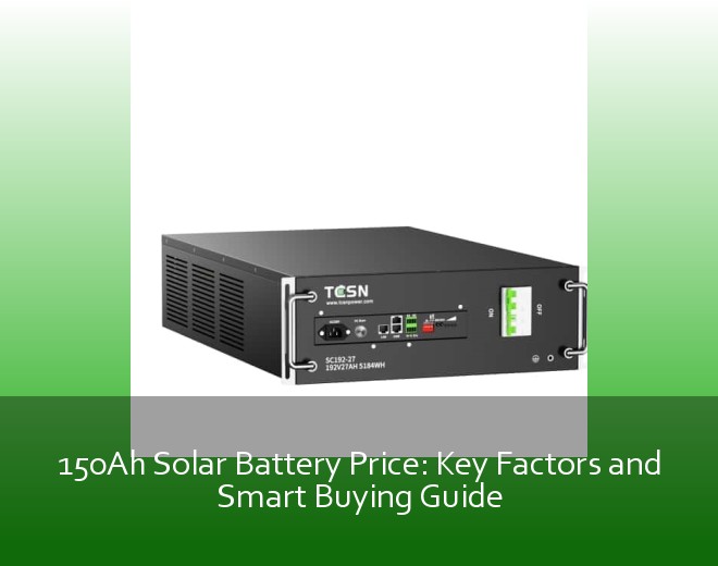 150Ah Solar Battery Price: Key Factors and Smart Buying Guide