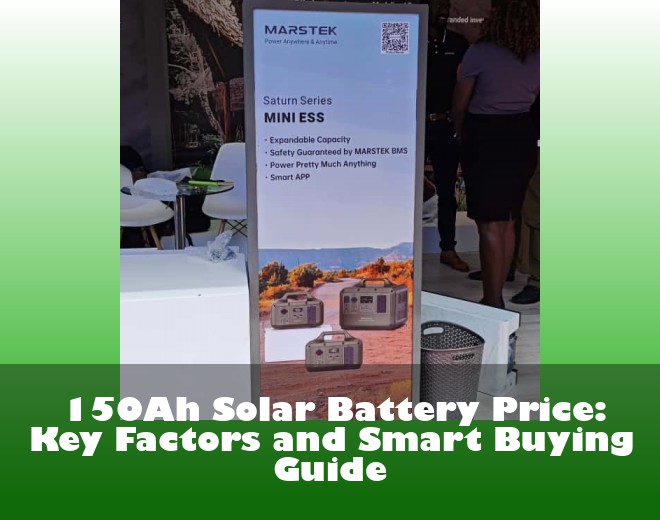 150Ah Solar Battery Price: Key Factors and Smart Buying Guide