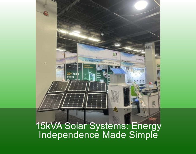 15kVA Solar Systems: Energy Independence Made Simple