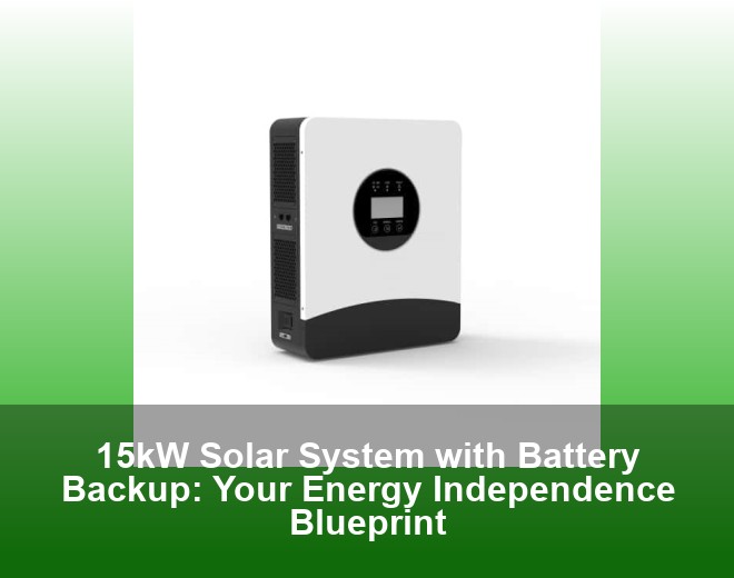 15kW Solar System with Battery Backup: Your Energy Independence Blueprint