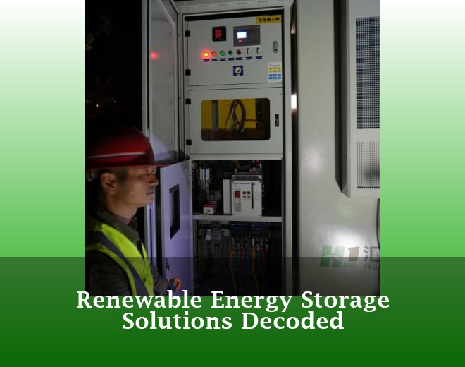 Renewable Energy Storage Solutions Decoded