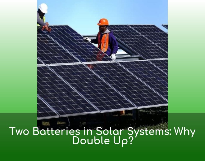 Two Batteries in Solar Systems: Why Double Up?