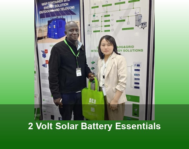2 Volt Solar Battery Essentials