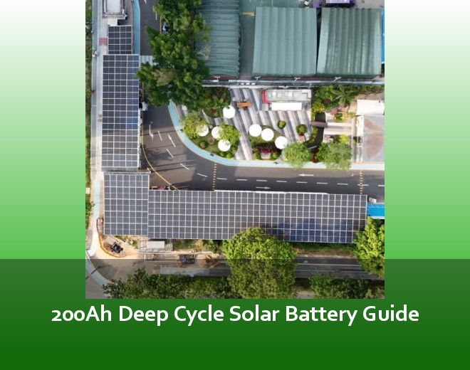 200Ah Deep Cycle Solar Battery Guide