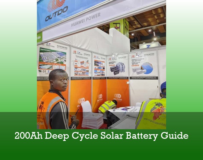 200Ah Deep Cycle Solar Battery Guide