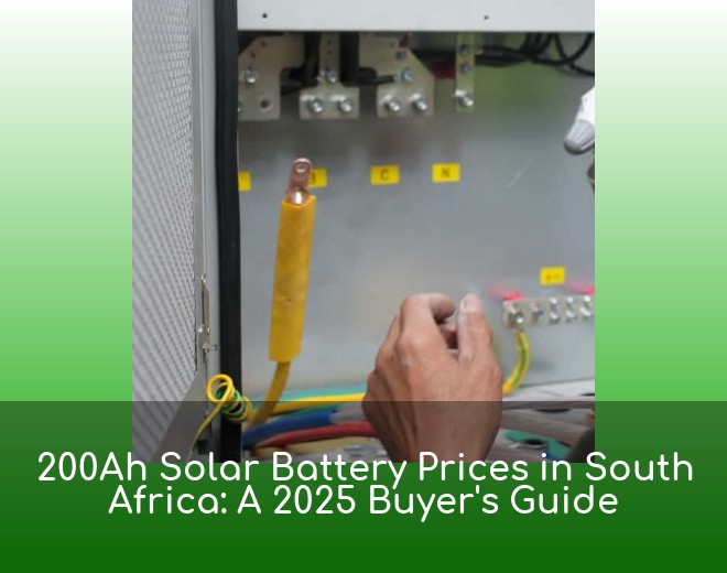 200Ah Solar Battery Prices in South Africa: A 2025 Buyer's Guide