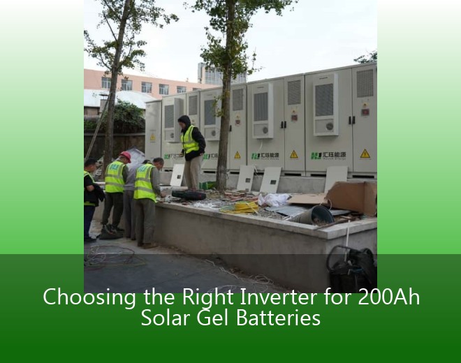 Choosing the Right Inverter for 200Ah Solar Gel Batteries
