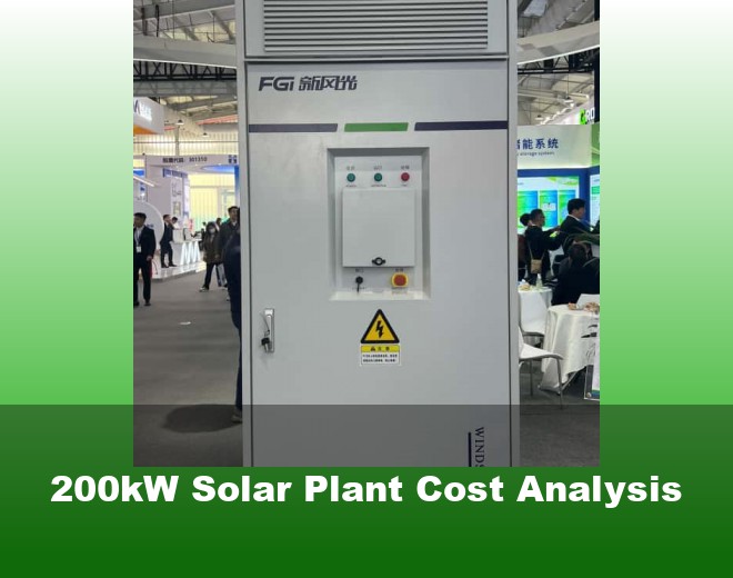 200kW Solar Plant Cost Analysis