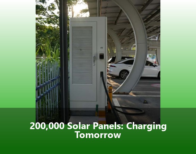 200,000 Solar Panels: Charging Tomorrow