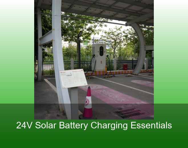 24V Solar Battery Charging Essentials
