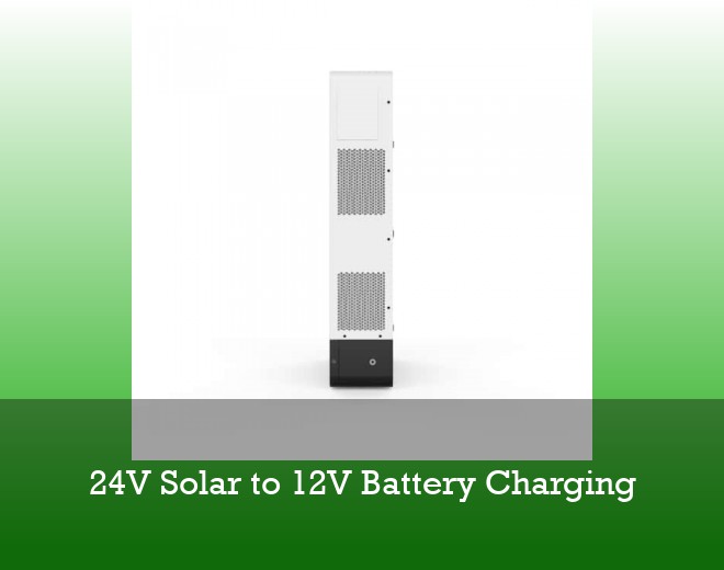 24V Solar to 12V Battery Charging