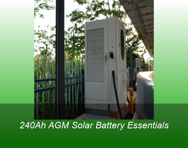 240Ah AGM Solar Battery Essentials