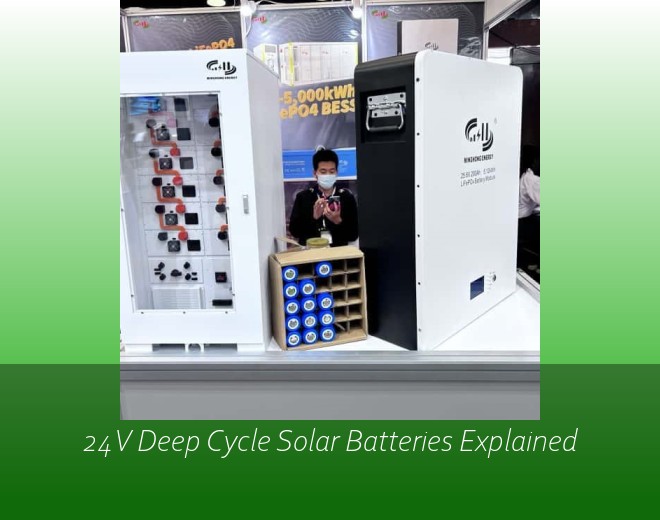 24V Deep Cycle Solar Batteries Explained