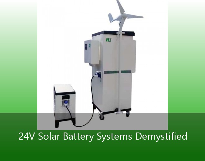 24V Solar Battery Systems Demystified