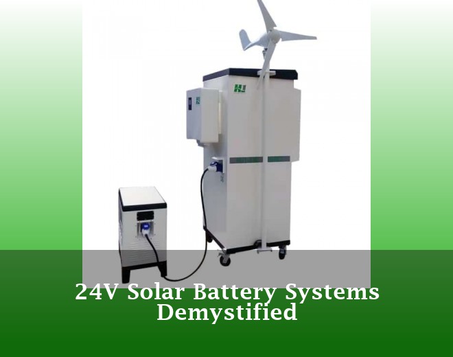 24V Solar Battery Systems Demystified