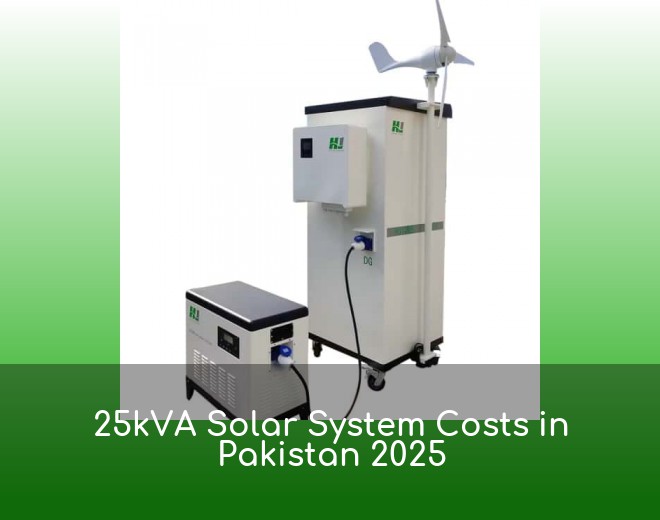 25kVA Solar System Costs in Pakistan 2025