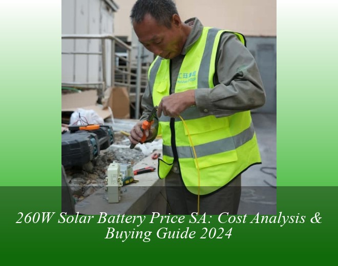 260W Solar Battery Price SA: Cost Analysis & Buying Guide 2024