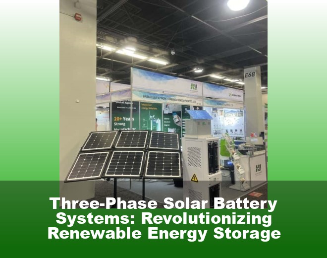 Three-Phase Solar Battery Systems: Revolutionizing Renewable Energy Storage