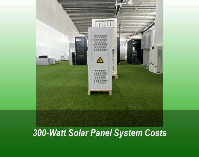300-Watt Solar Panel System Costs