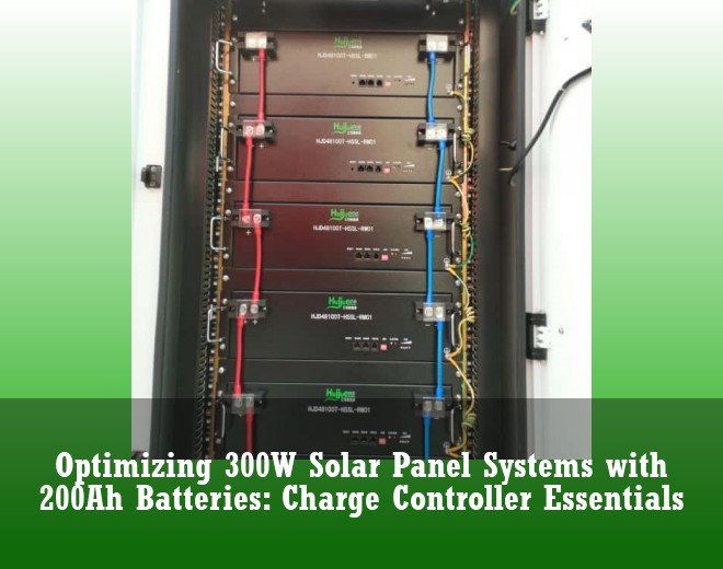 Optimizing 300W Solar Panel Systems with 200Ah Batteries: Charge Controller Essentials