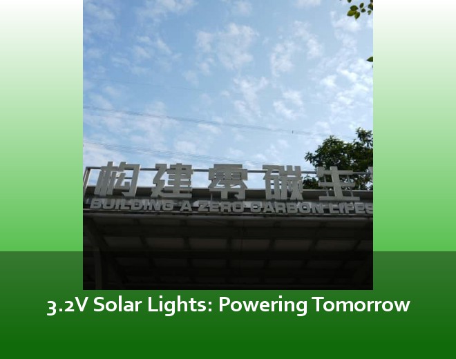 3.2V Solar Lights: Powering Tomorrow