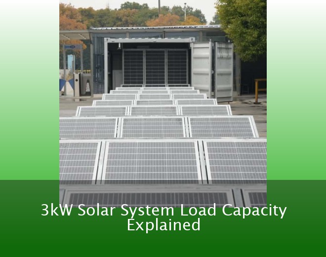 3kW Solar System Load Capacity Explained