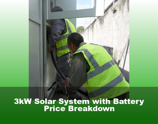 3kW Solar System with Battery Price Breakdown