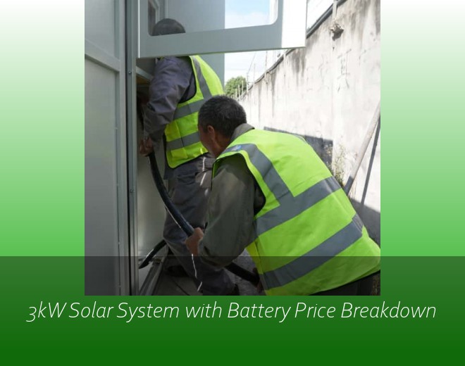 3kW Solar System with Battery Price Breakdown